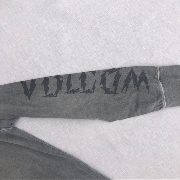VOLCOM HOODIE SWEATSHIRT GRAY SIZE M - Picture 12 of 13